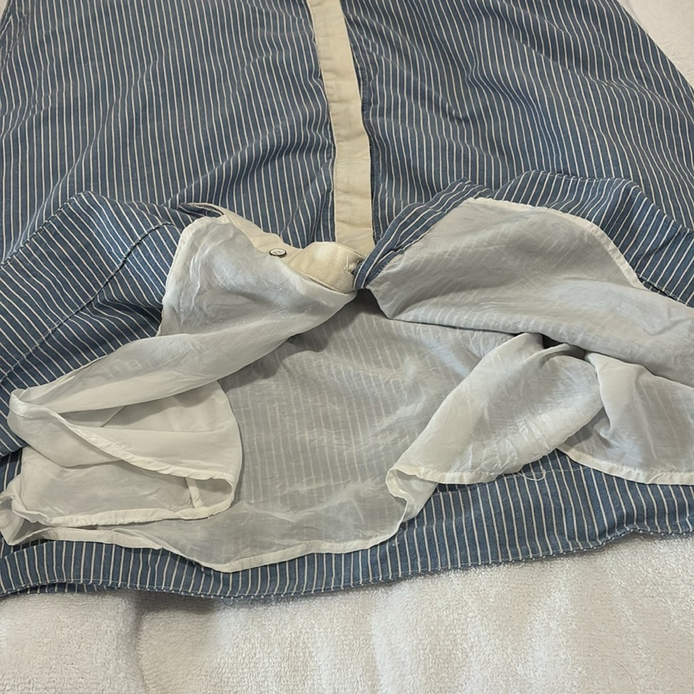 Vintage Rag & Bone linen blend shift dress w/ hidden buttons from Neiman’s . - Picture 13 of 13